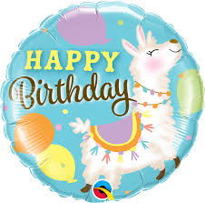 Lama wünscht Happy Birthday