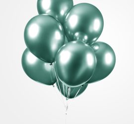 Chromeballons grün