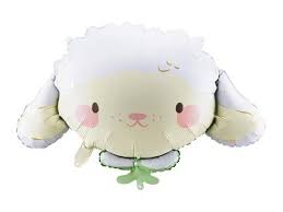 Folienballon Schäfchen, Schaf, Ostern, Tiere, Bauernhoftiere