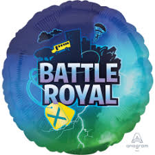 Folienballon Fortnite Battle Royal; 45cm; rund
