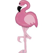 Folienballon Airwalker Flamingo, 157cm groß