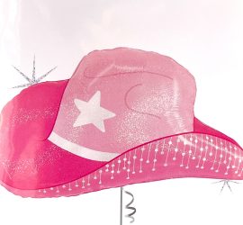 Folienballon Pink Hat
