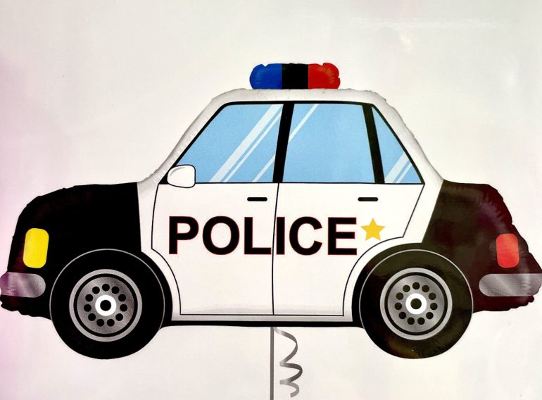 Folienballon Polizeiauto