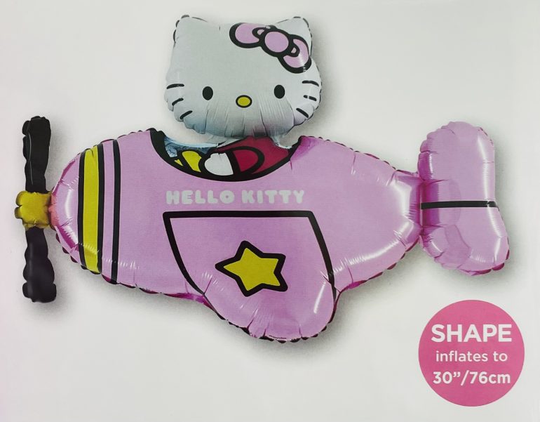 Folienballon Flieger mit Kitty