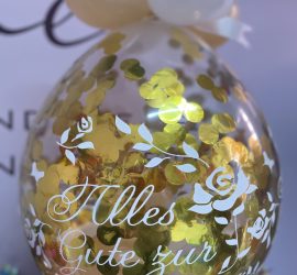 Stufferballon `Alles Gute zur Hochzeit´